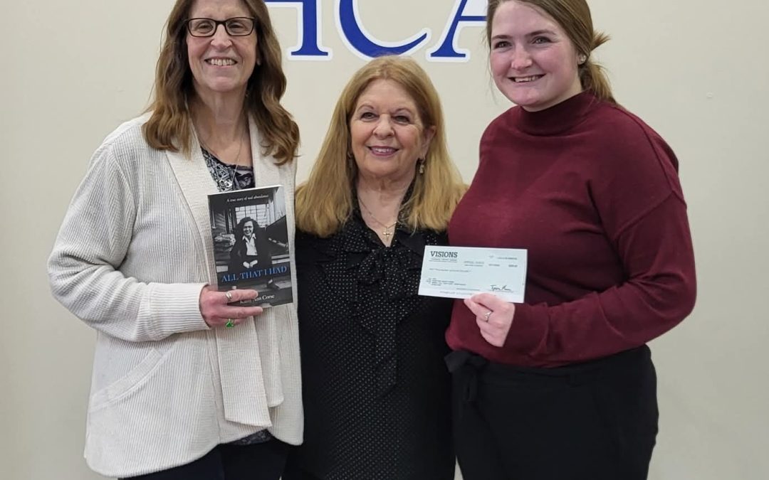 Author Kathy Corse Donates to HCA